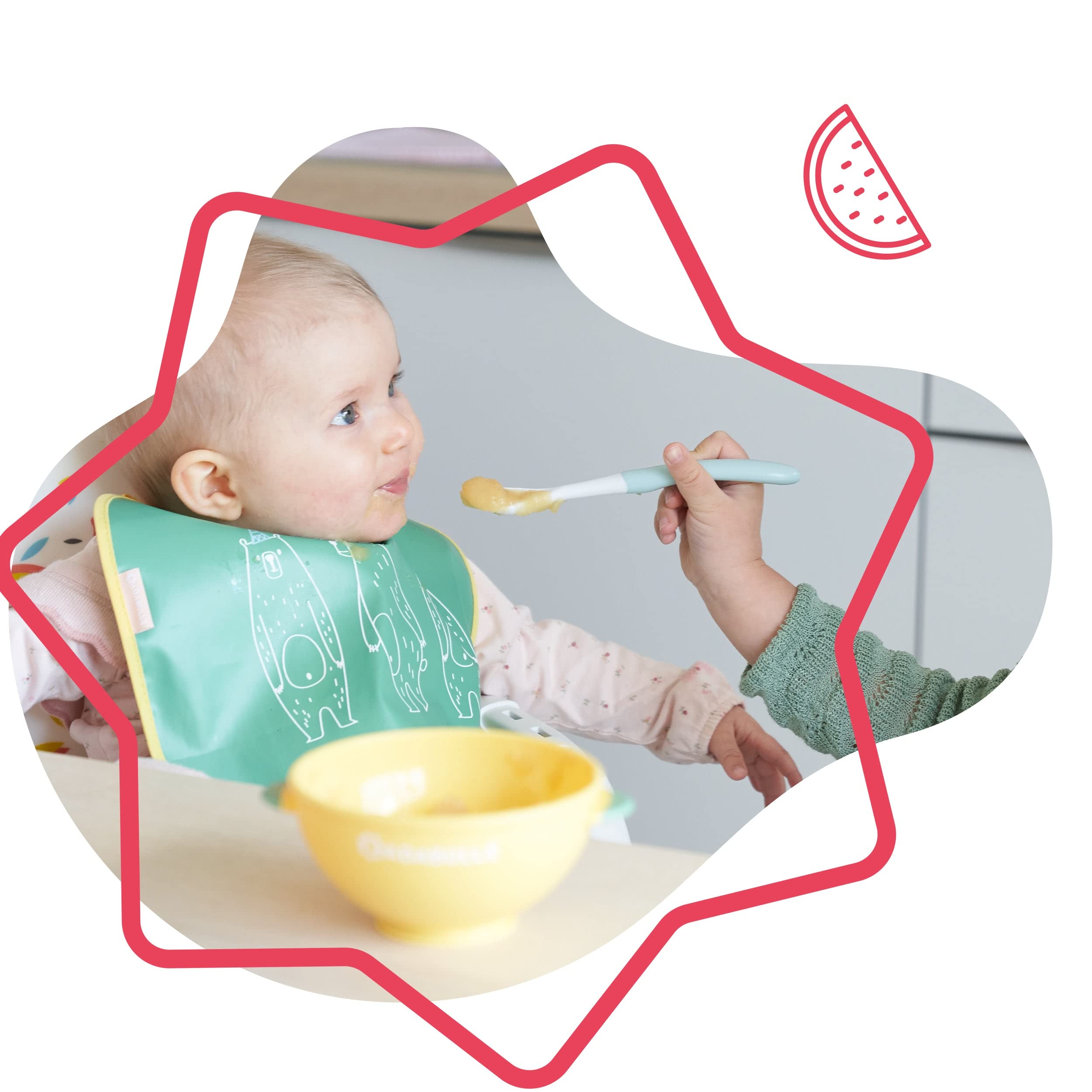 badabulle-funcolor-bowls-5-breischalen-330-ml-3-babyl-ffel-mit-saugnapf image 2
