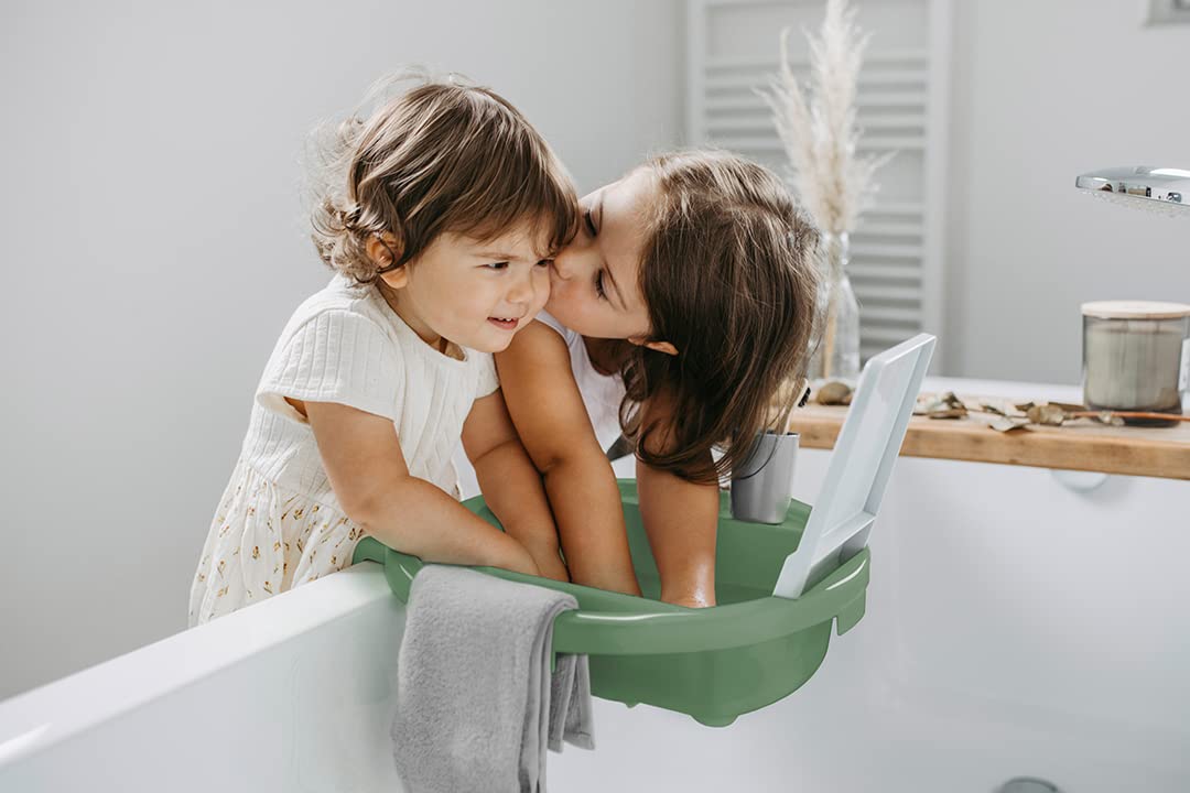 rotho-babydesign-kiddy-wash-kinderwaschbecken-gr-n-f-r-badewanne image 5