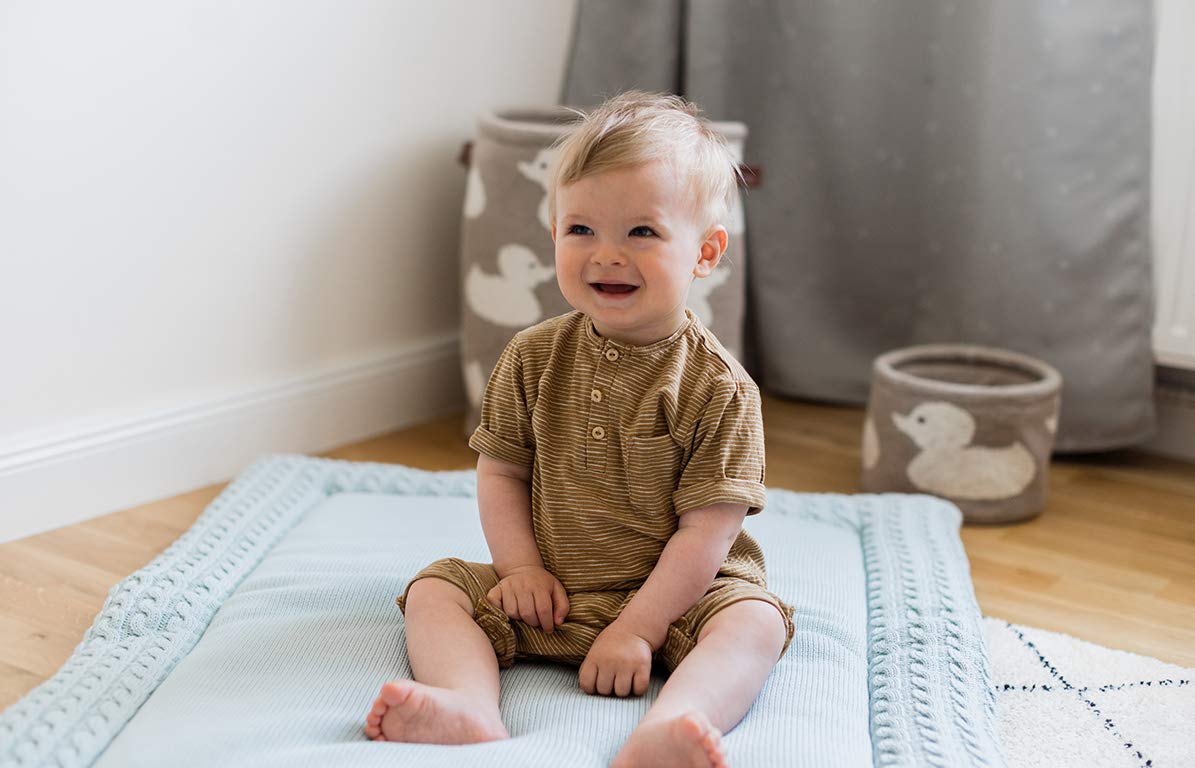 kindsgut-krabbeldecke-baby-baumwolle-hellblau-90x70-cm image 2