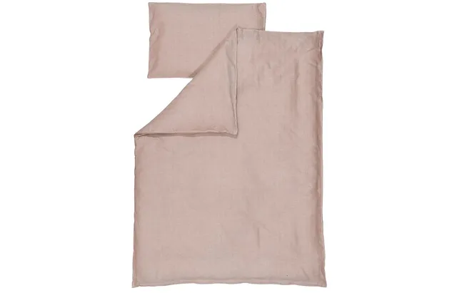 kindsgut-babybettw-sche-baumwolle-100x135-cm-altrosa-2-teilig image 1