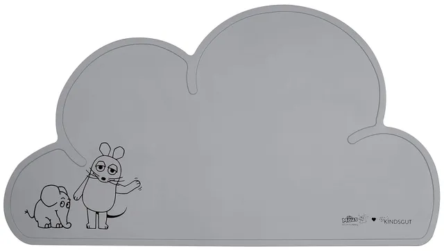 kindsgut-silikon-platzset-wolke-hellgrau-49-x-27-cm image 1