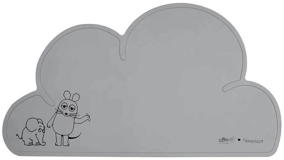 kindsgut-silikon-platzset-wolke-hellgrau-49-x-27-cm image 1