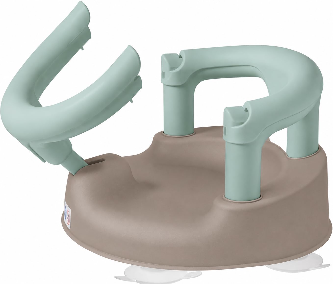 rotho-babydesign-badewannensitz-35-x-31-3-x-22-cm-grau-mintgr-n-7-16-monate-bis- image 2