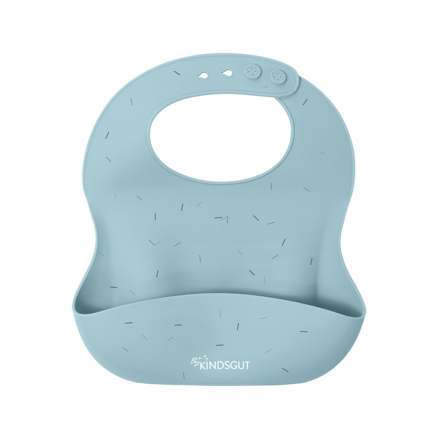 kindsgut-silikonl-tzchen-mit-auffangschale-aquamarin-streusel-bpa-frei image 1