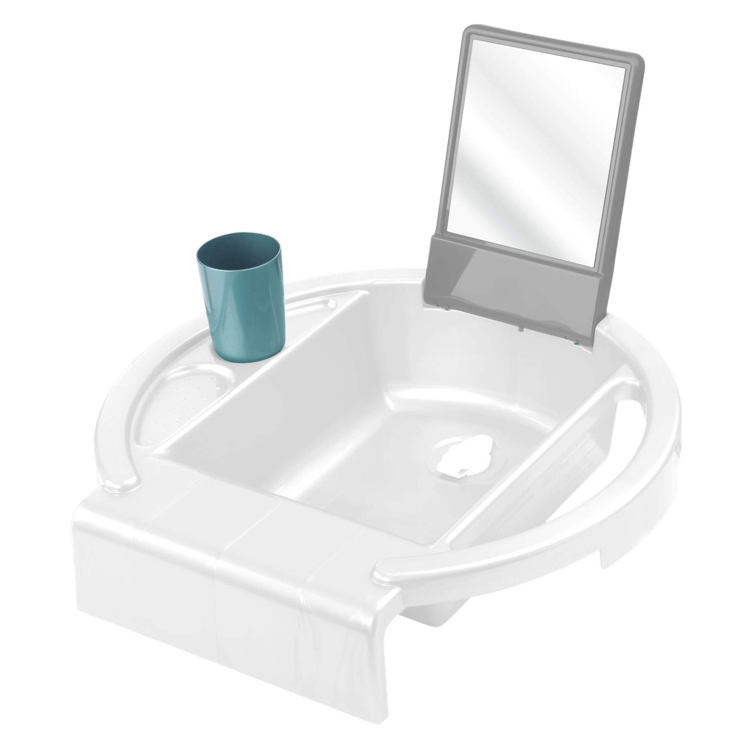 rotho-babydesign-kiddy-wash-kinderwaschbecken-gr-n-f-r-badewanne image 8
