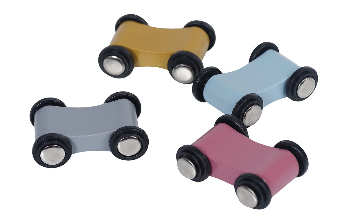 kindsgut-murmelbahn-autorennbahn-holz-luca-23-x-32-x-9-cm-mit-autos-kugeln image 6
