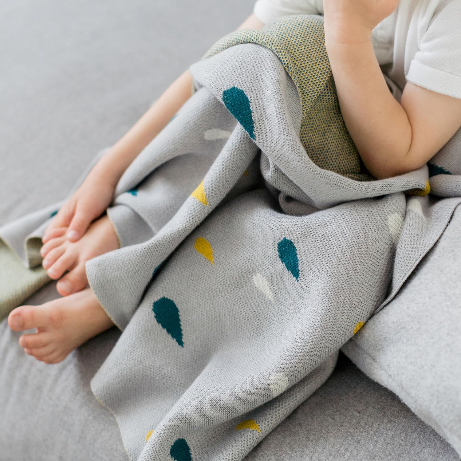 kindsgut-babydecke-baumwolle-80x100-cm-tropfen image 4