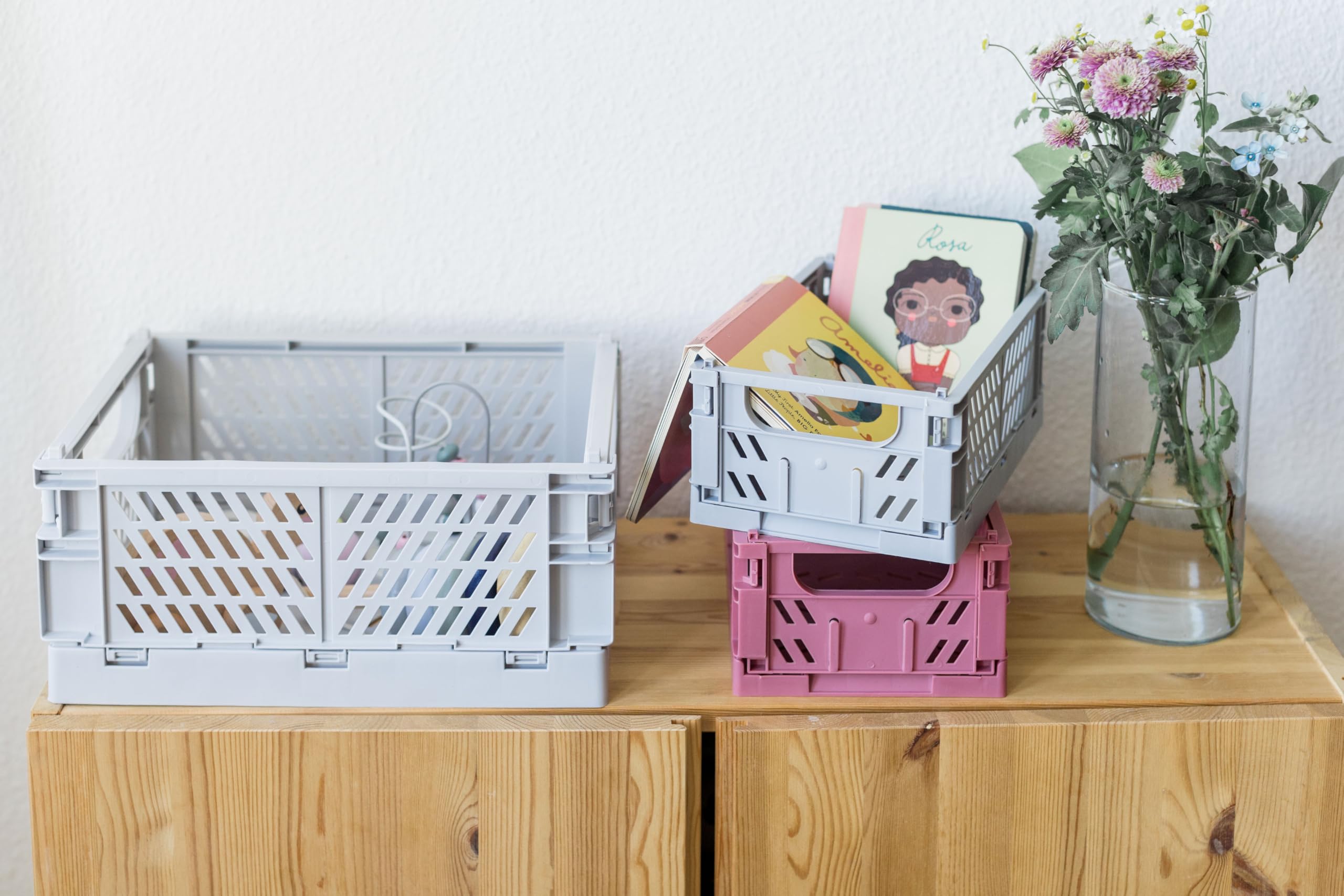 kindsgut-aufbewahrungsboxen-clara-3er-set-faltbar-stapelbar image 8
