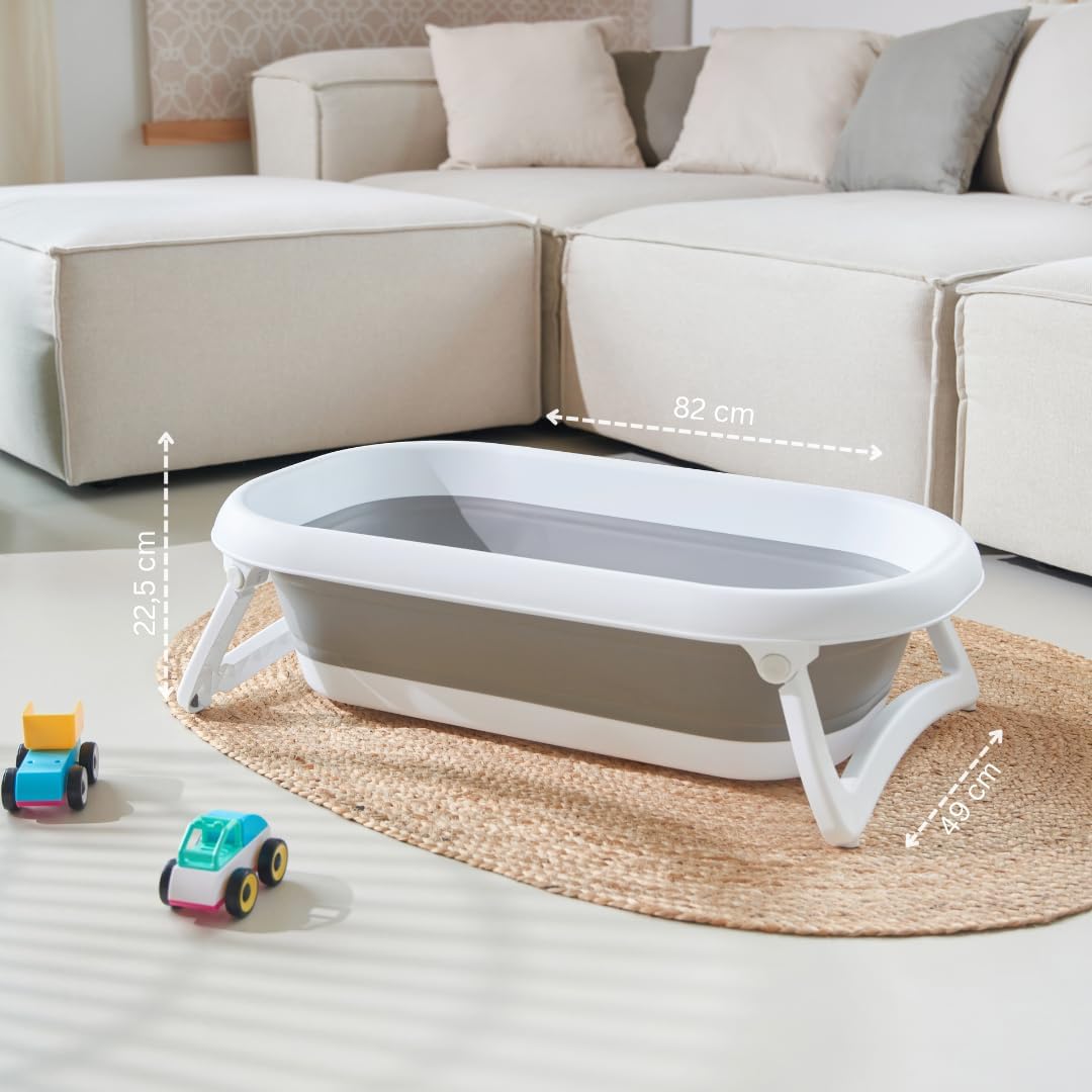 rotho-babydesign-baby-bath-2-go-faltbadewanne-grau image 2