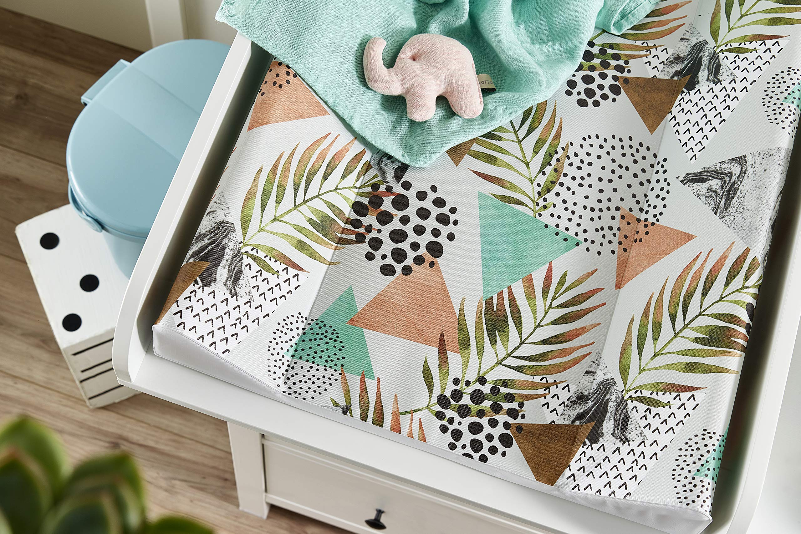 rotho-babydesign-stillkissen-set-mini-180x33-wickelauflage-modern-paradise image 6