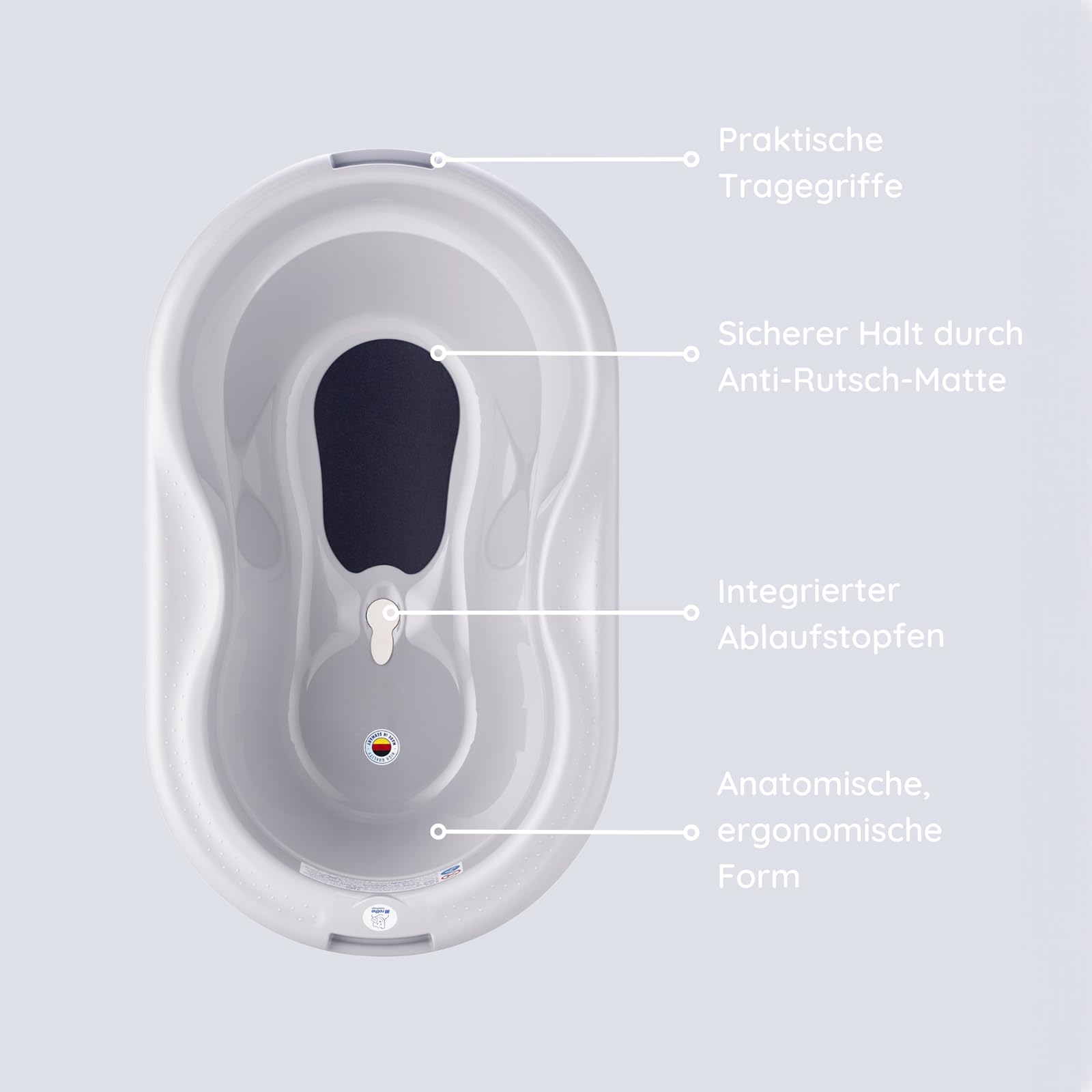 rotho-babydesign-top-badewanne-recycelt-grau-babybadewanne-mit-st-psel image 4