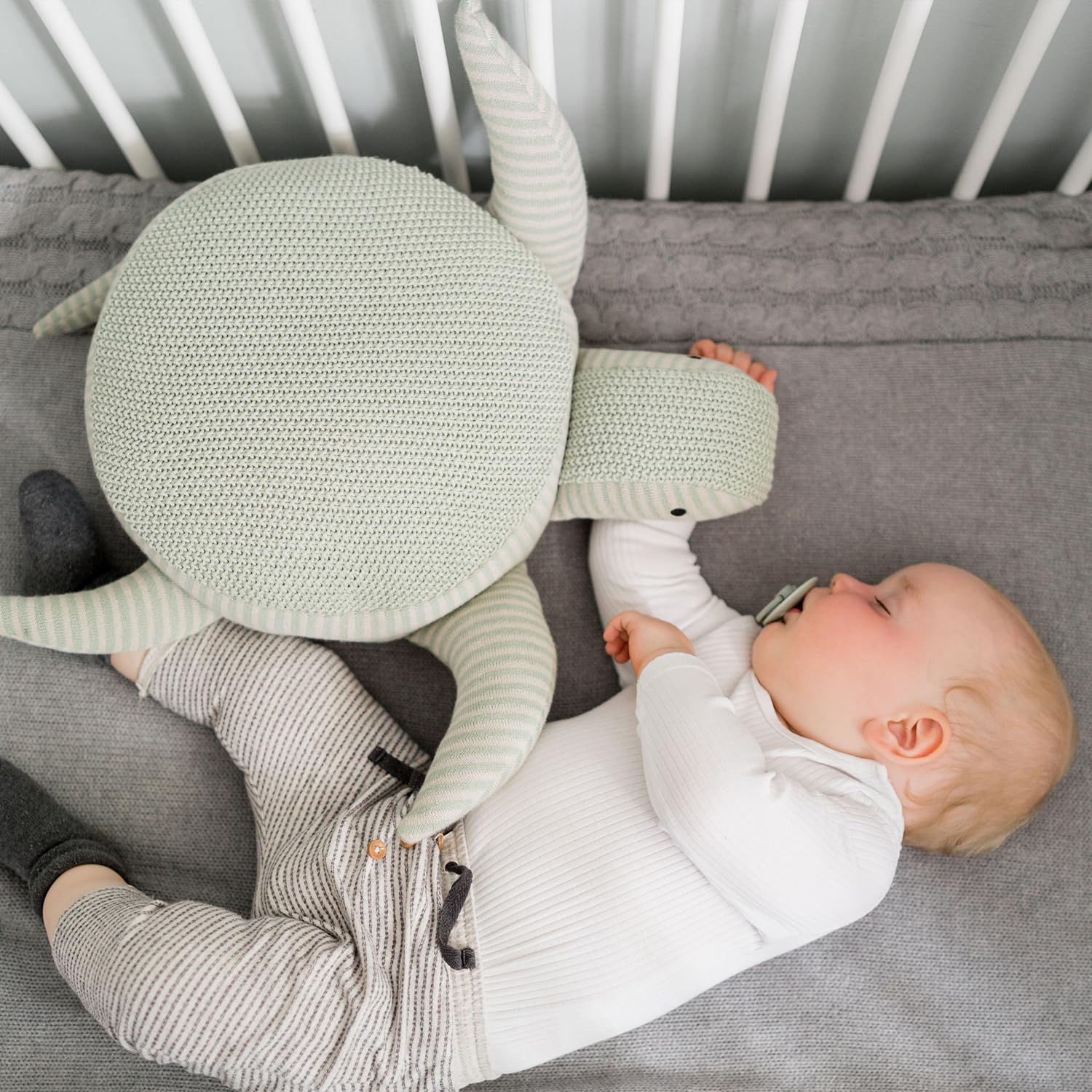 kindsgut-kuscheltier-schildkr-te-gestrickt-56-cm-baumwolle image 3