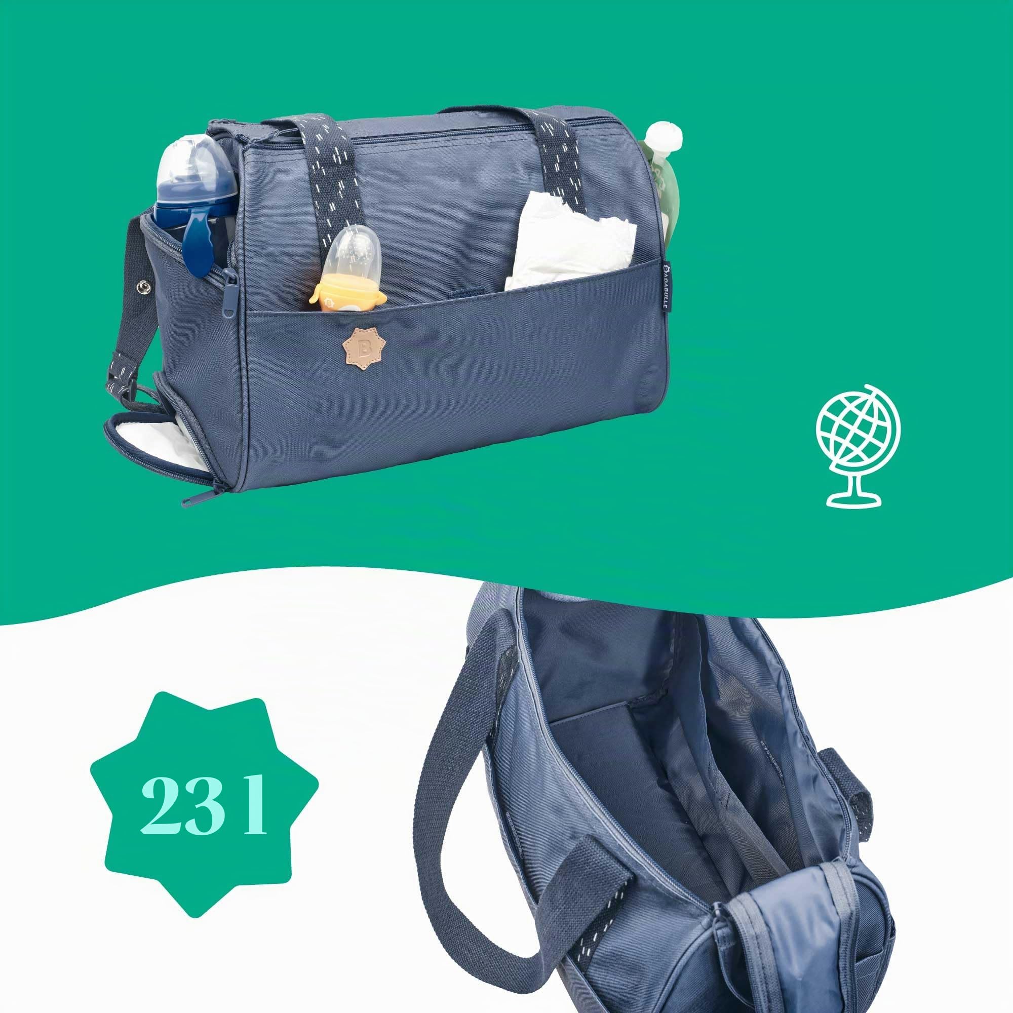 badabulle-wickeltasche-pocketstyle-23-liter-kinderwagentasche-mit-wickelzubeh-r image 4