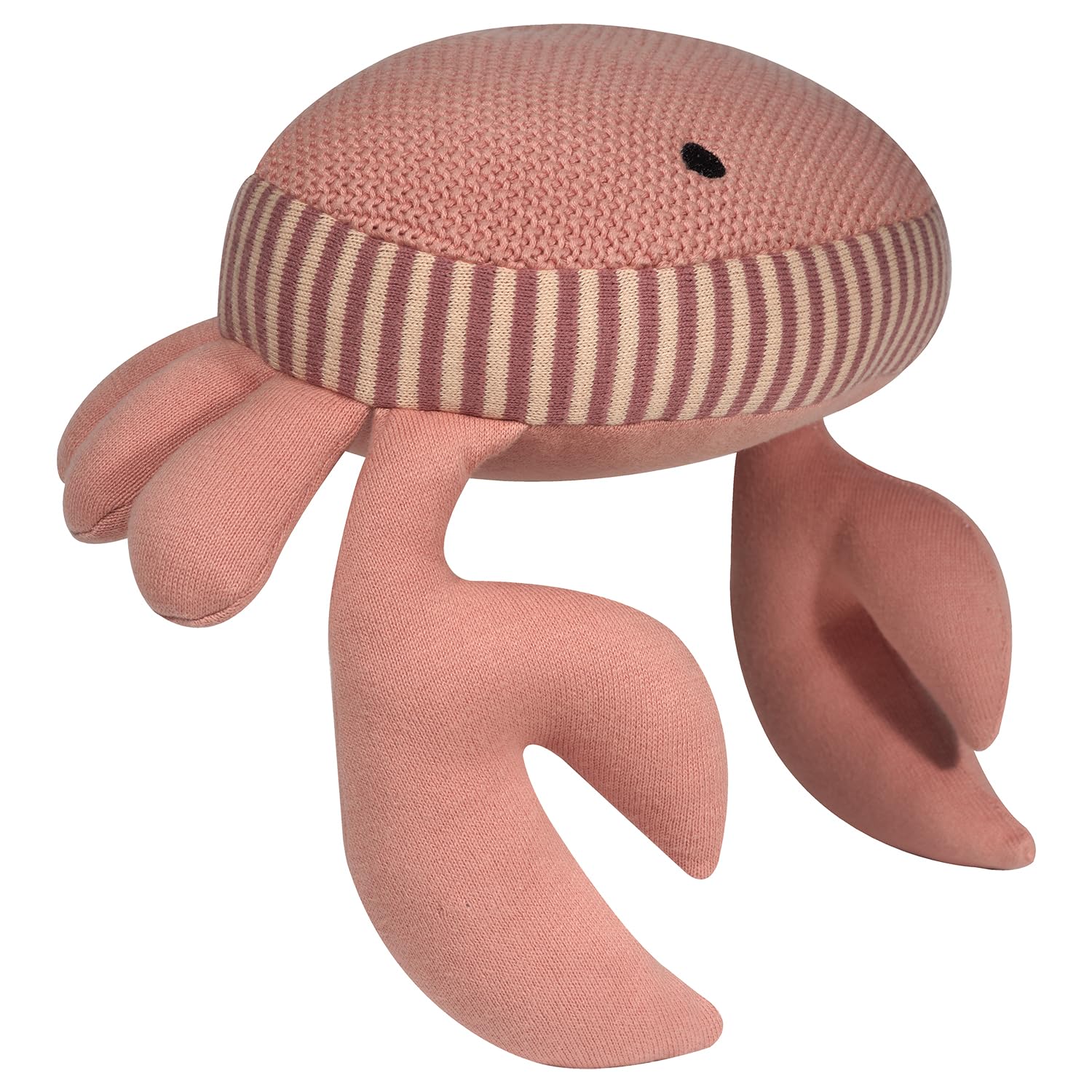kindsgut-kuscheltier-krabbe-rosa-aus-100-baumwolle image 3