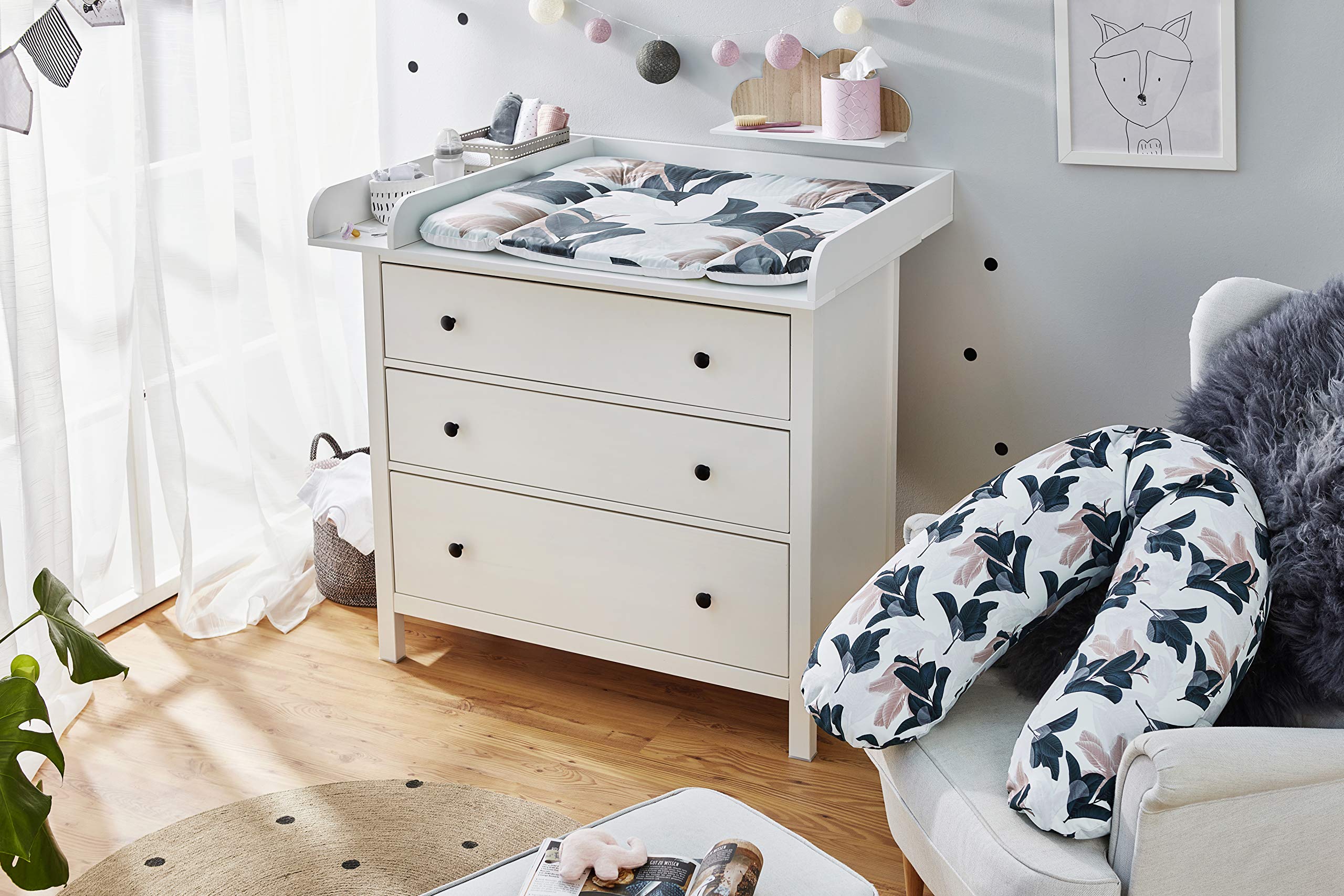 rotho-babydesign-stillkissen-set-multi-190-x-35-cm-mit-breiter-wickelauflage-85- image 2