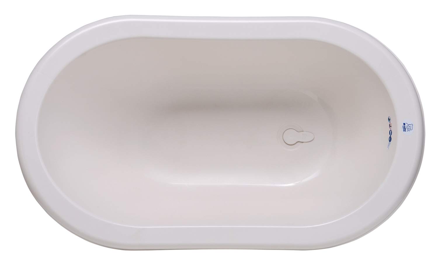 rotho-babydesign-bio-line-babybadewanne-panda-organic-white-80x47x25-cm image 2