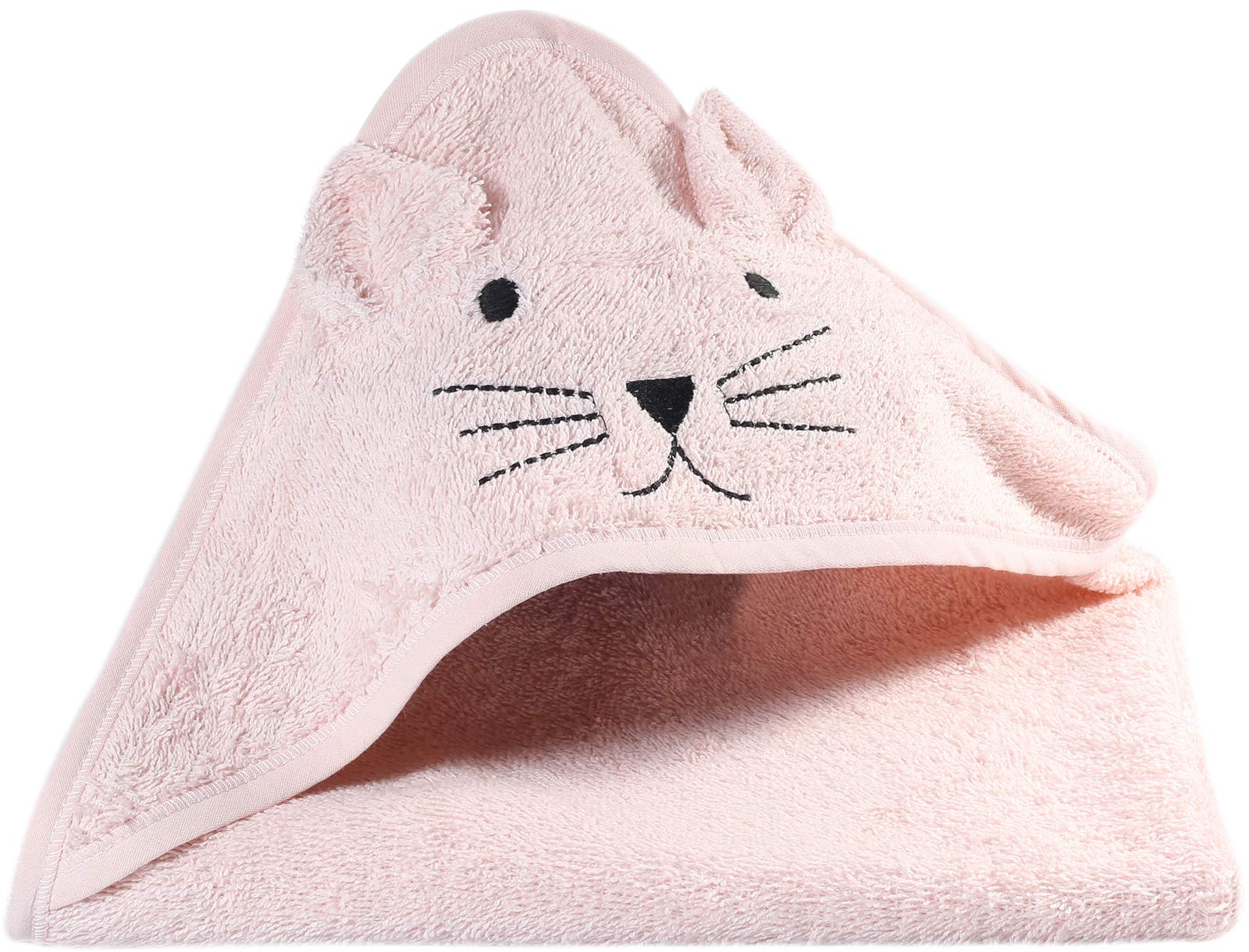 kindsgut-baby-kapuzenhandtuch-katze-rosa-75-x-75-cm-baumwolle image 7
