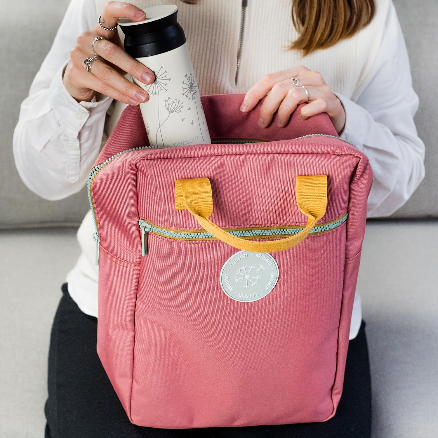 kindsgut-kinderrucksack-maxi-aus-recyceltem-pet-altrosa image 3