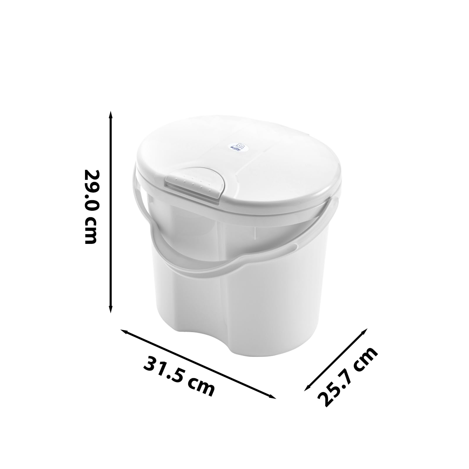 rotho-babydesign-top-windeleimer-recycelt-11-l-geruchsdicht-ohne-kassetten-weiss image 2