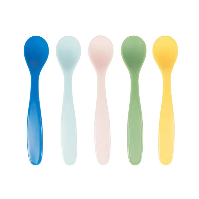 badabulle-baby-l-ffel-silikon-5er-set-soft-flexibel-ab-6-monaten-bpa-frei image 1