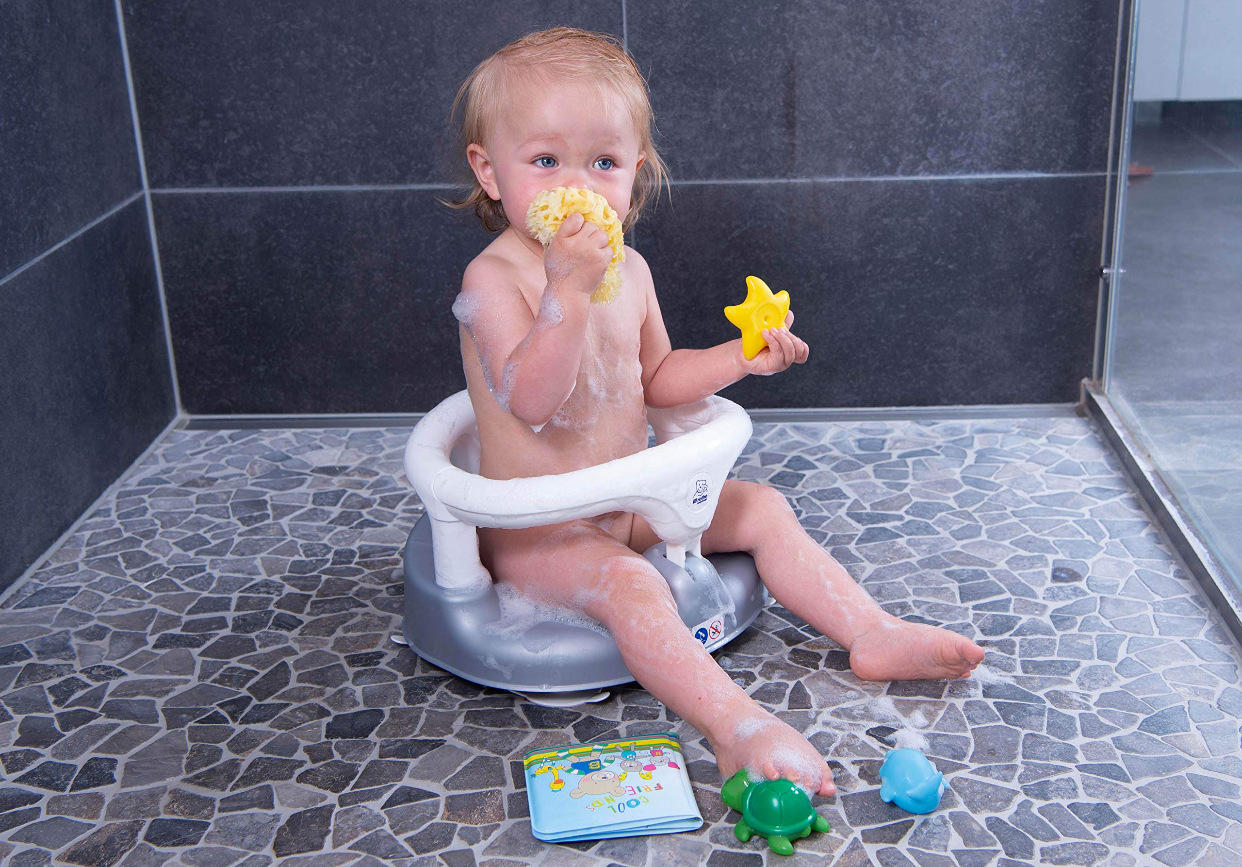 rotho-babydesign-mittelmeerschwamm-gelb-9-10-cm-naturschwamm-f-r-babyhaut image 7