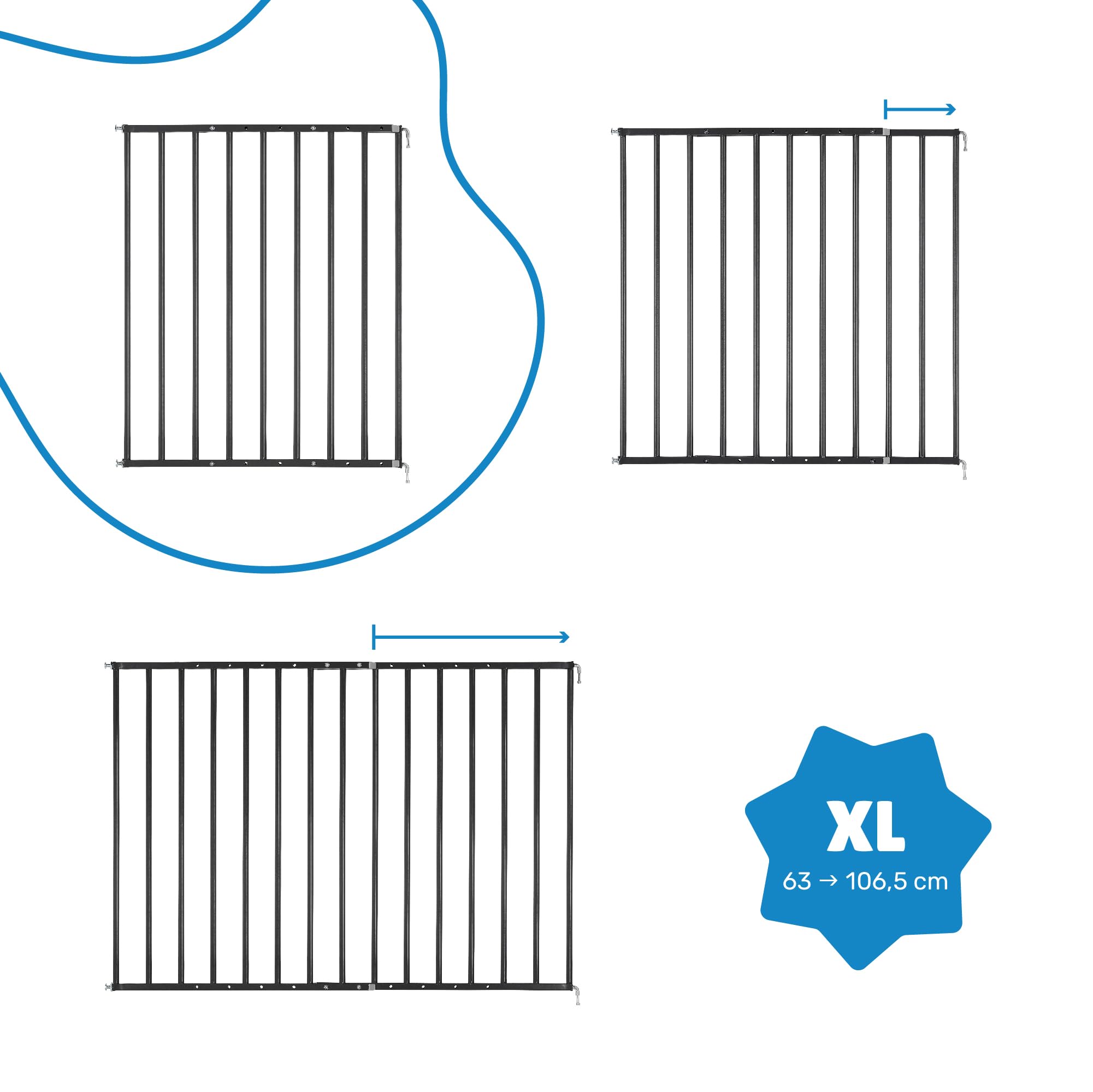badabulle-safe-protect-xl-t-rschutzgitter-60-106-5-cm-ohne-bodenstange-schraubfi image 3
