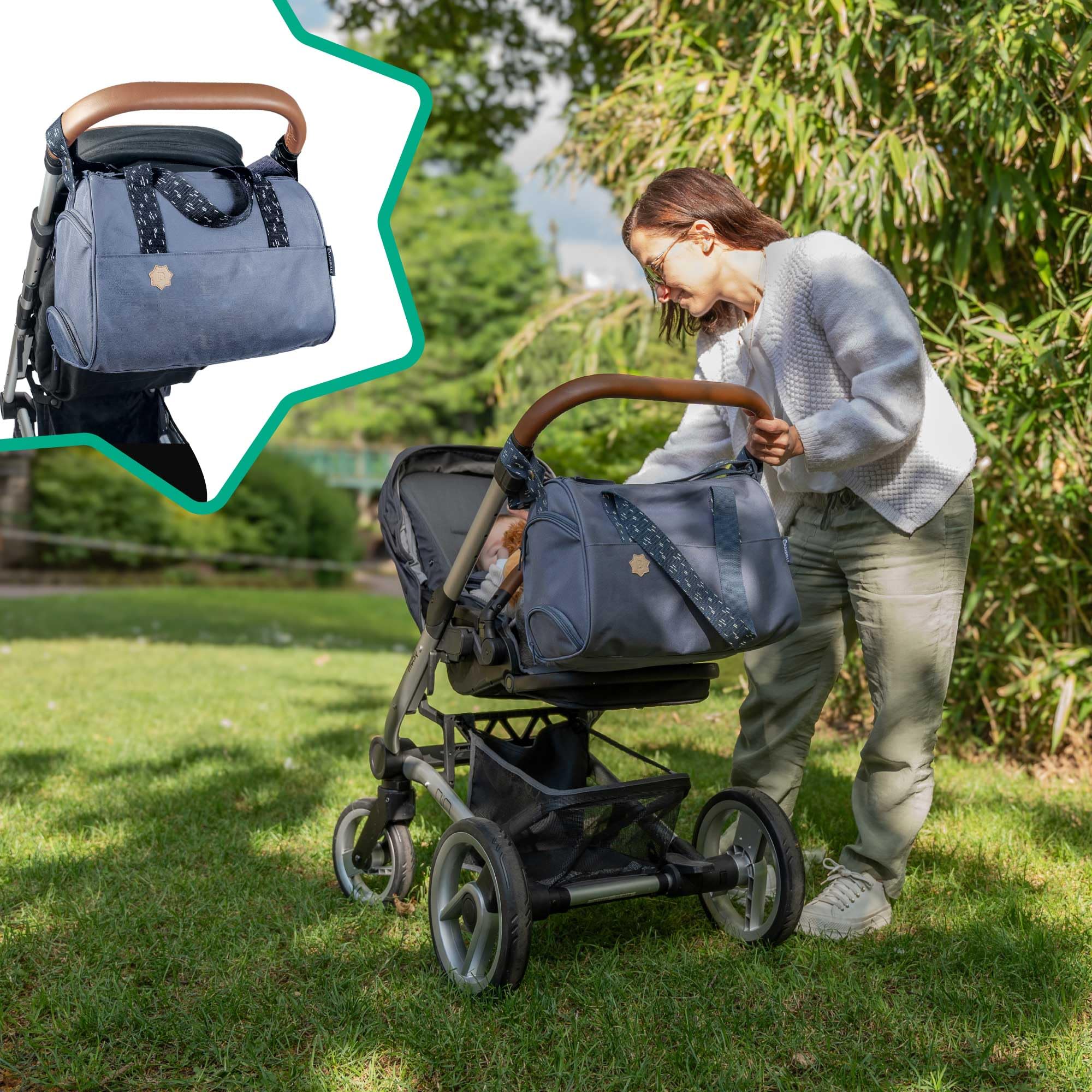 badabulle-wickeltasche-pocketstyle-23-liter-kinderwagentasche-mit-wickelzubeh-r image 6