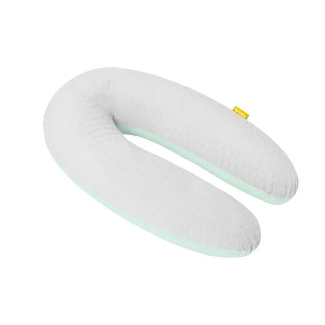 badabulle-fluffy-stillkissen-schwangerschaftskissen-150cm-inkl-bezug image 1