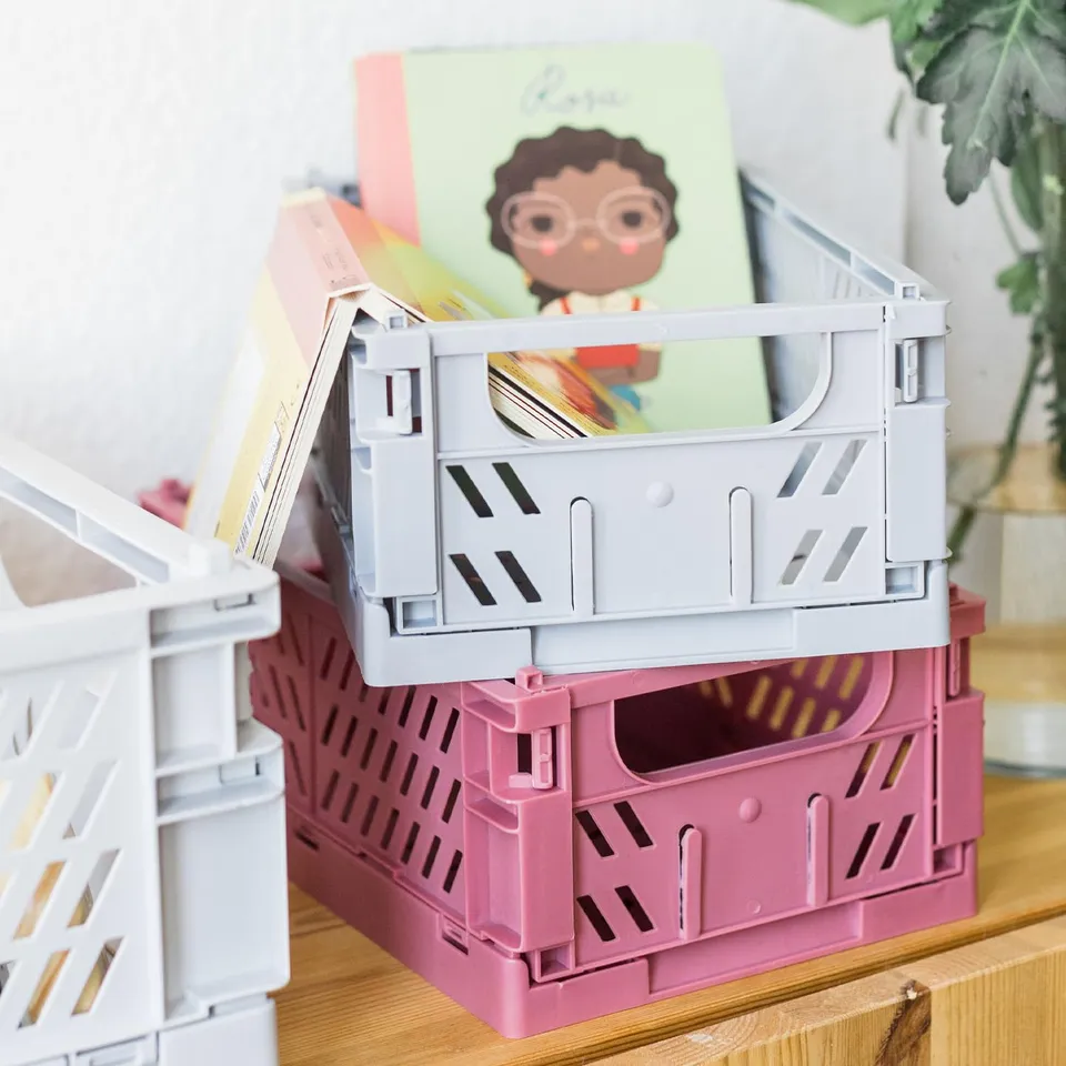 kindsgut-aufbewahrungsboxen-clara-3er-set-faltbar-stapelbar image 1
