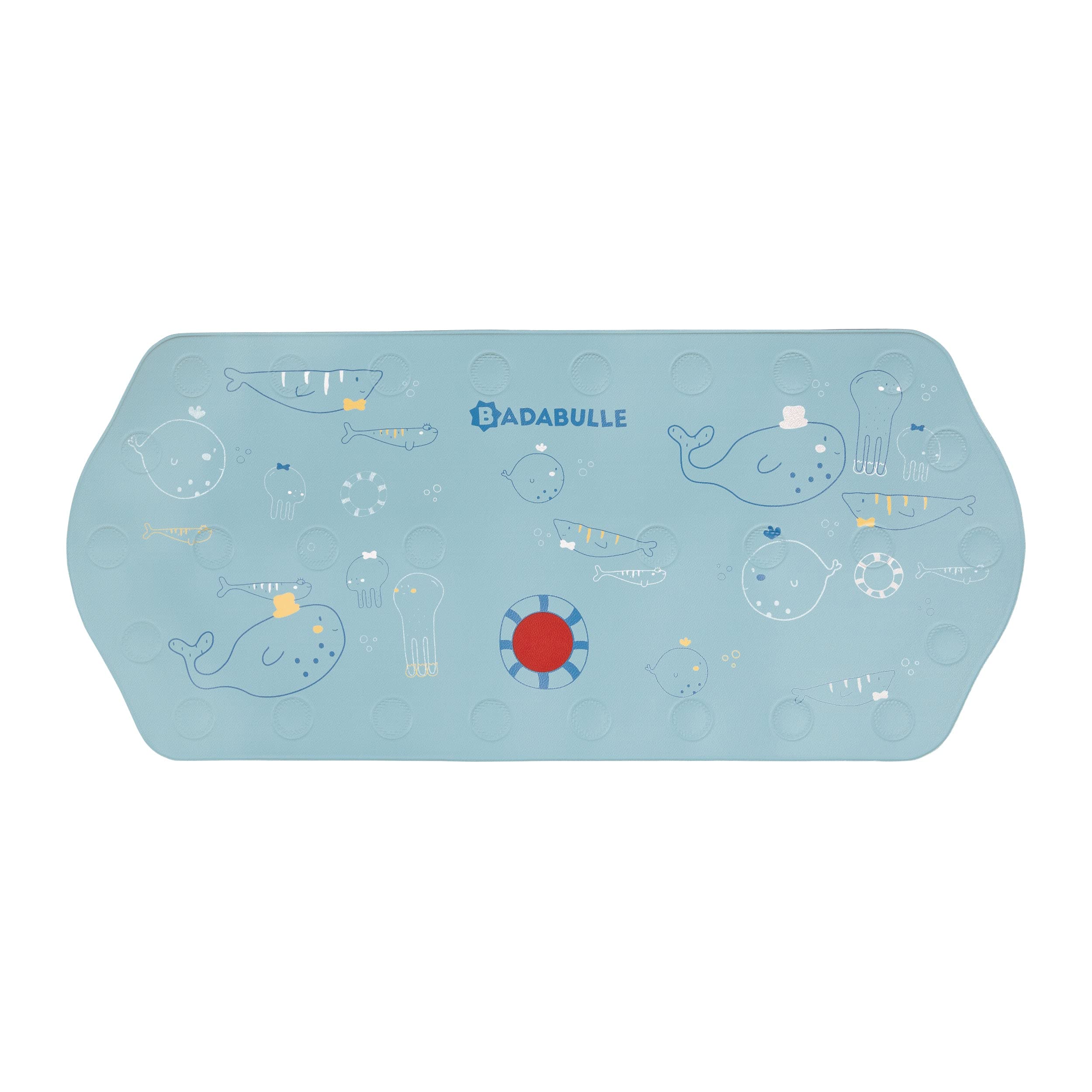 badabulle-xxl-badematte-meerestiere-91-x-40-cm-mit-temperatursensor-rutschfeste- image 1
