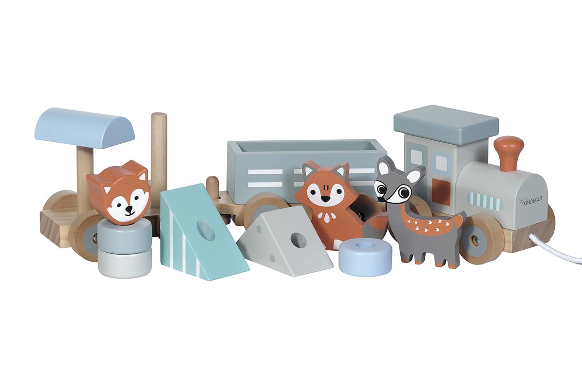 kindsgut-nachziehzug-holz-zootiere-12-teilig-streifen image 7