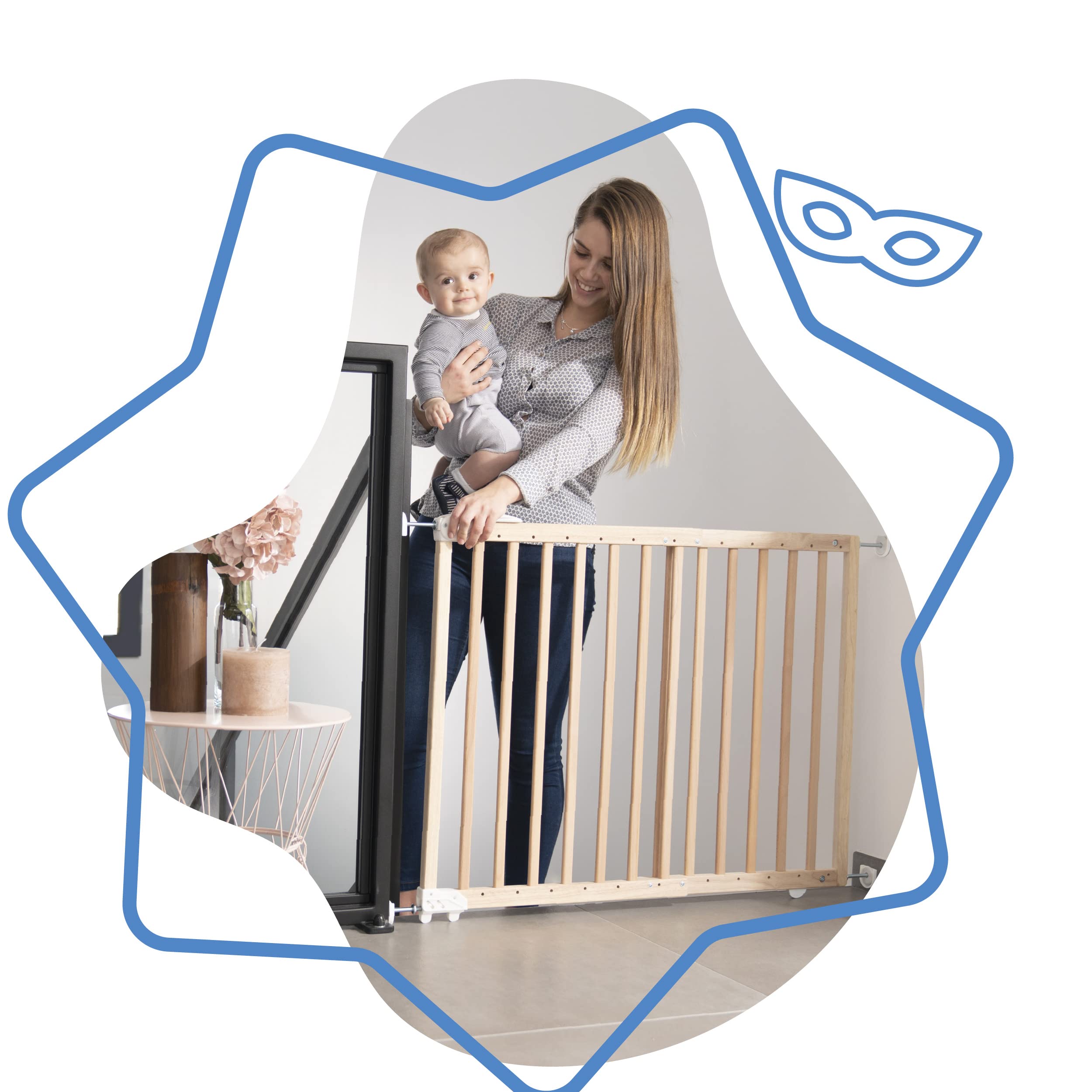 badabulle-deco-pop-babygitter-aus-holz-63-bis-106-cm-druck-und-schraubgitter image 2