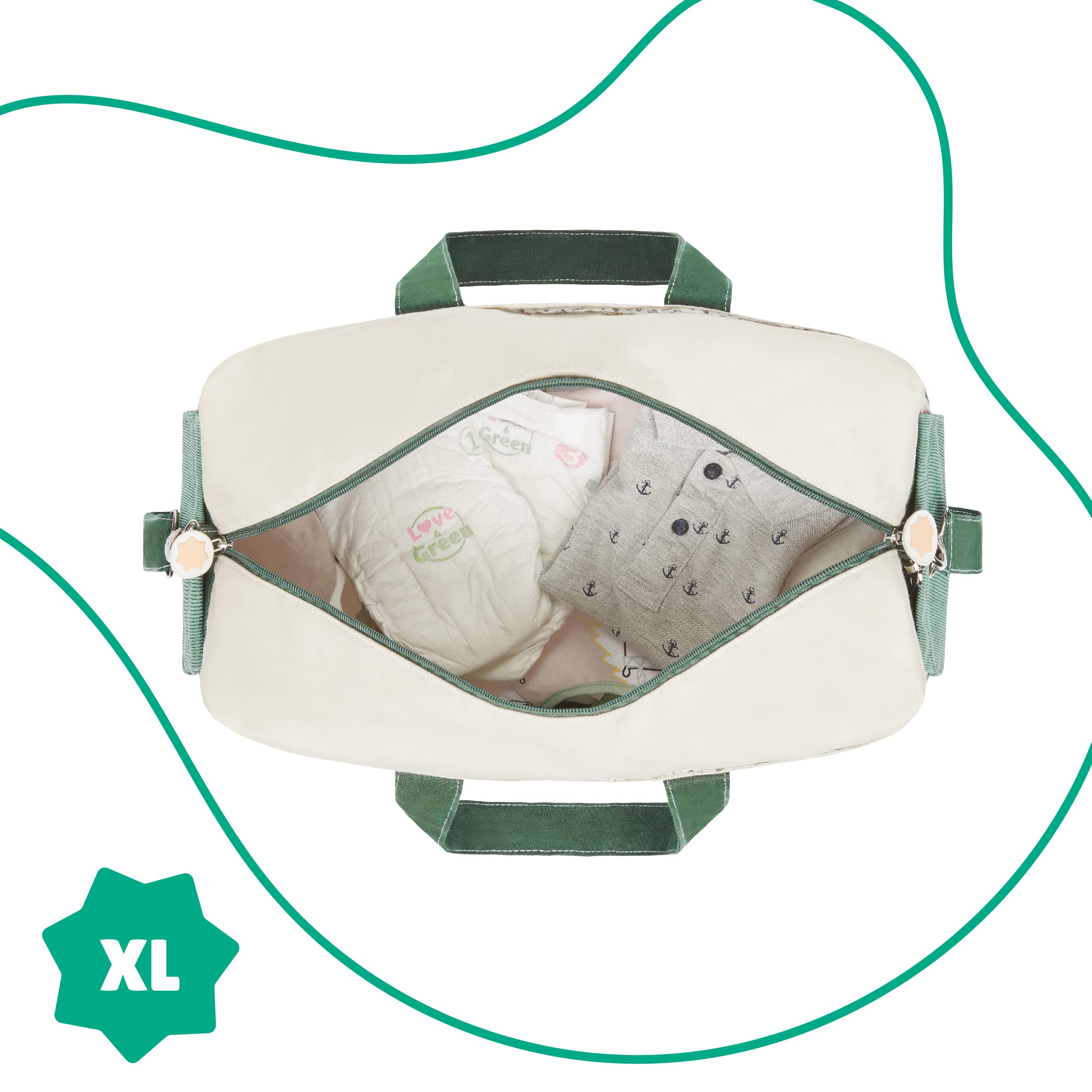 badabulle-oasis-wickelrucksack-kinderrucksack-set image 4