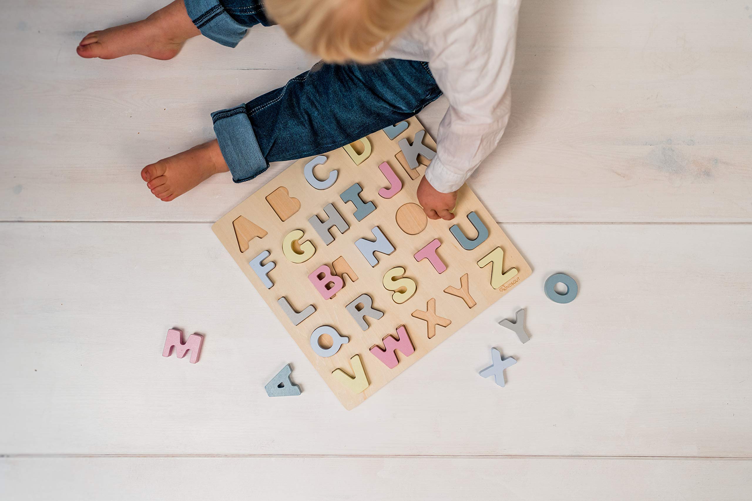 kindsgut-abc-puzzle-buchstaben-holzpuzzle-hanna-26-teile image 4