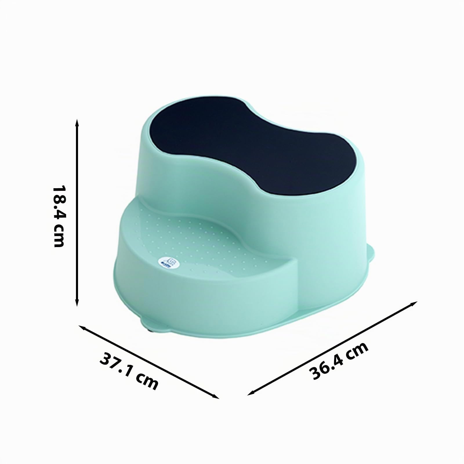 rotho-babydesign-top-kinderschemel-2-stufig-recycelt-antirutsch-gr-n image 2