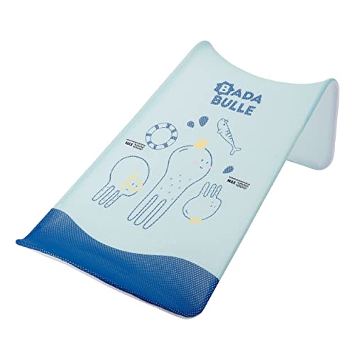 badabulle-badeliege-meerestiere-baby-badehilfe-0-6-monate-marineblau-hellblau image 5