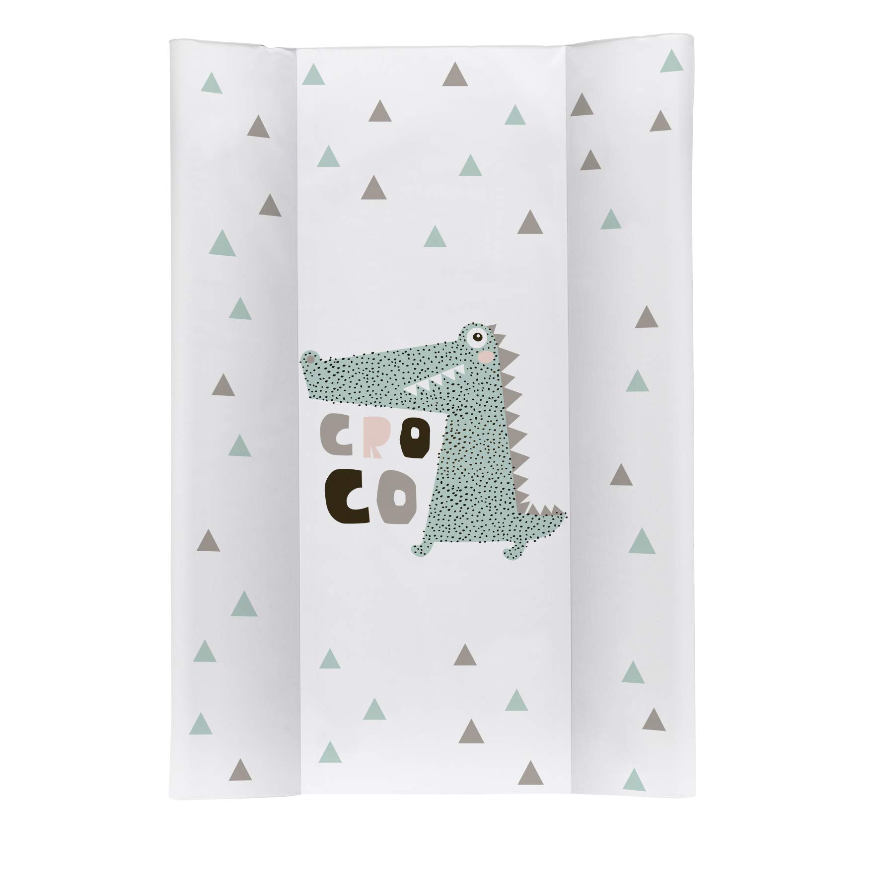 rotho-babydesign-keil-wickelauflage-cheeky-croco-70x50x10-cm-krokodil-motiv image 1