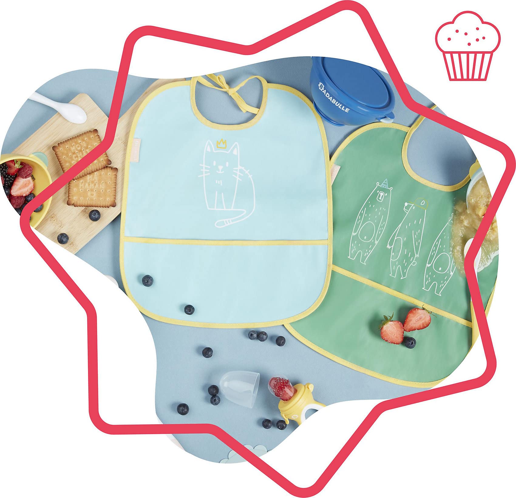 badabulle-l-tzchen-2er-set-wasserfest-mit-auffangtasche-0-3-jahre image 5