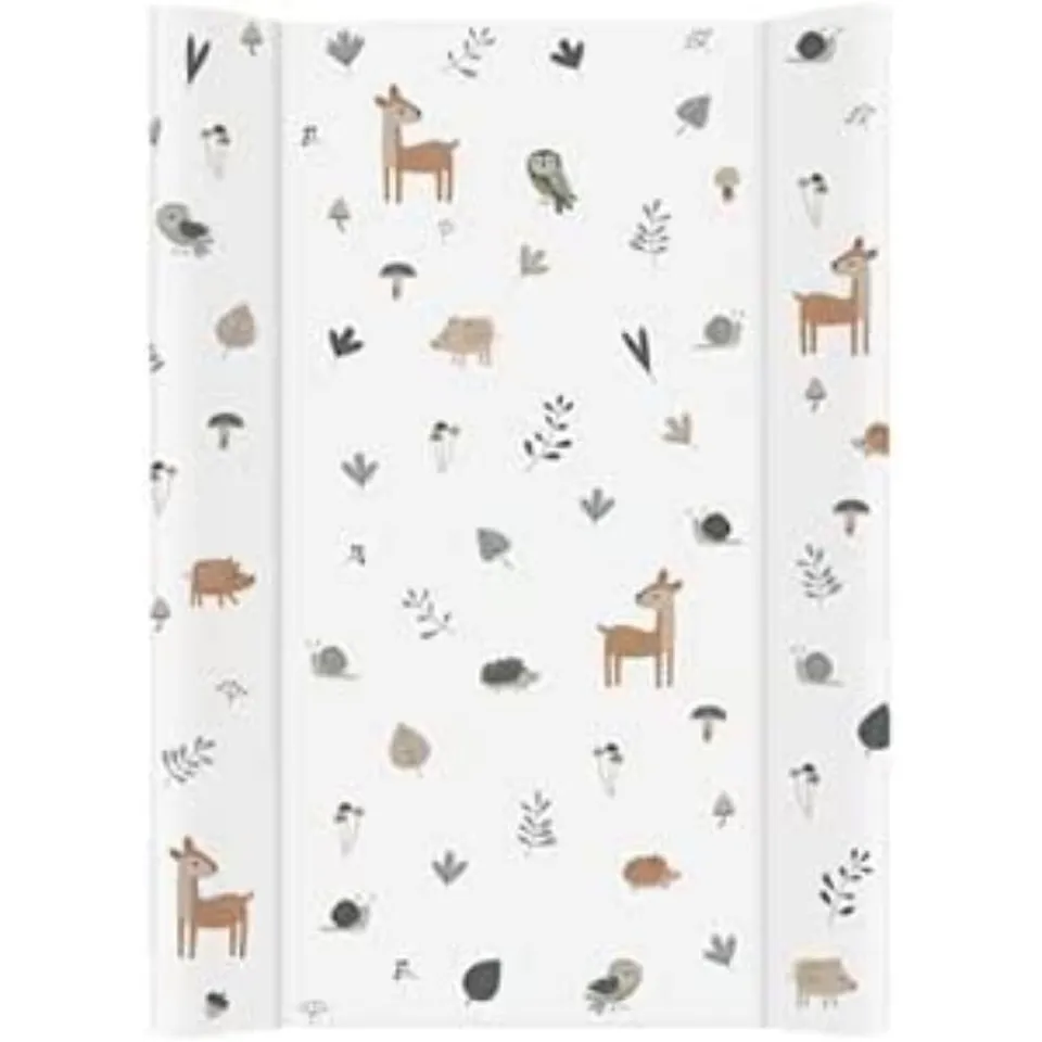 rotho-babydesign-wickelauflage-keil-50-x-70-cm-waldtiere image 1