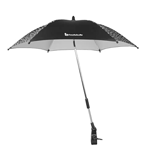 badabulle-sonnenschirm-schwarz-universal-schirm-80-cm-f-r-kinderwagen image 7