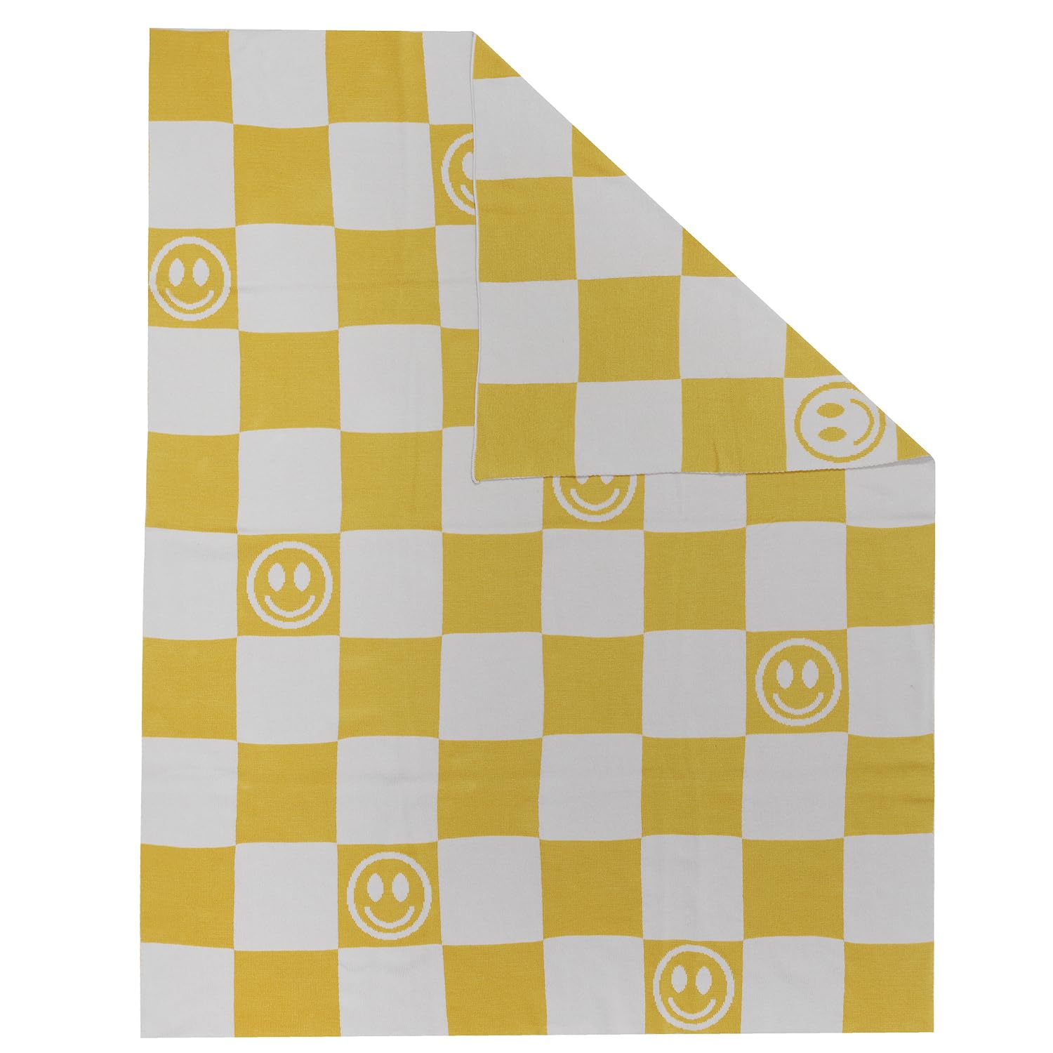 kindsgut-kinderdecke-baby-baumwolle-80x100-cm-smiley-senf image 5