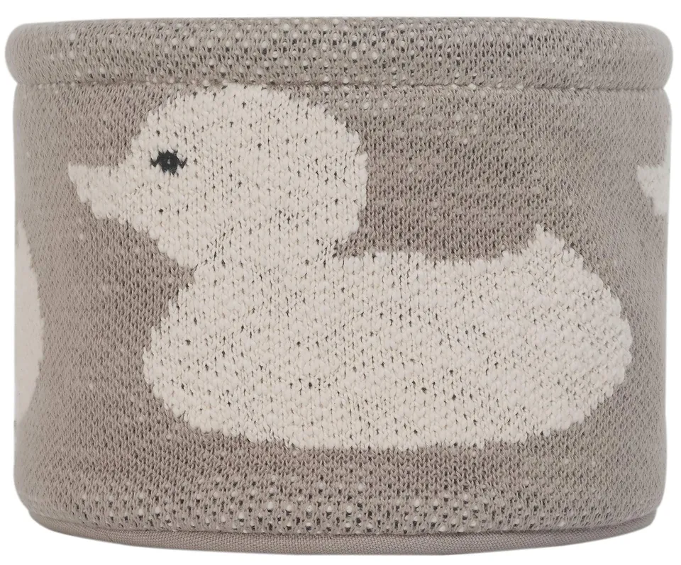 kindsgut-k-rbchen-baumwolle-ente-22-x-16-cm-aufbewahrungskorb image 1