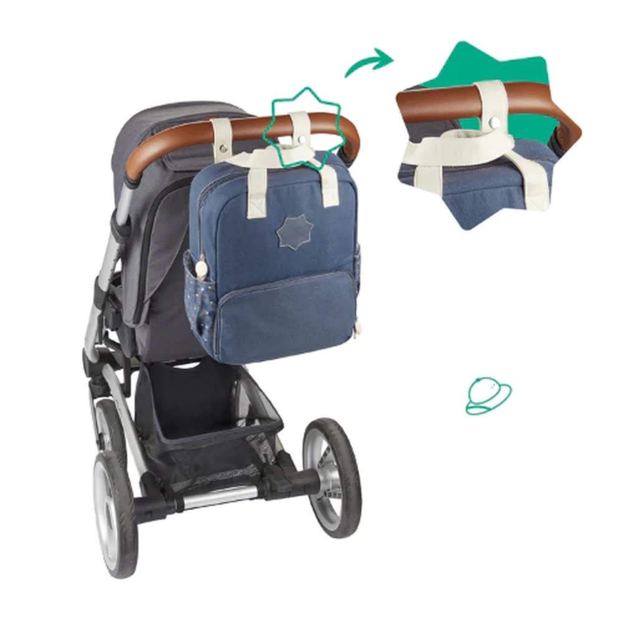 badabulle-wickelrucksack-oasis-wickeltasche-rucksack-mit-kinderwagenbefestigung- image 3