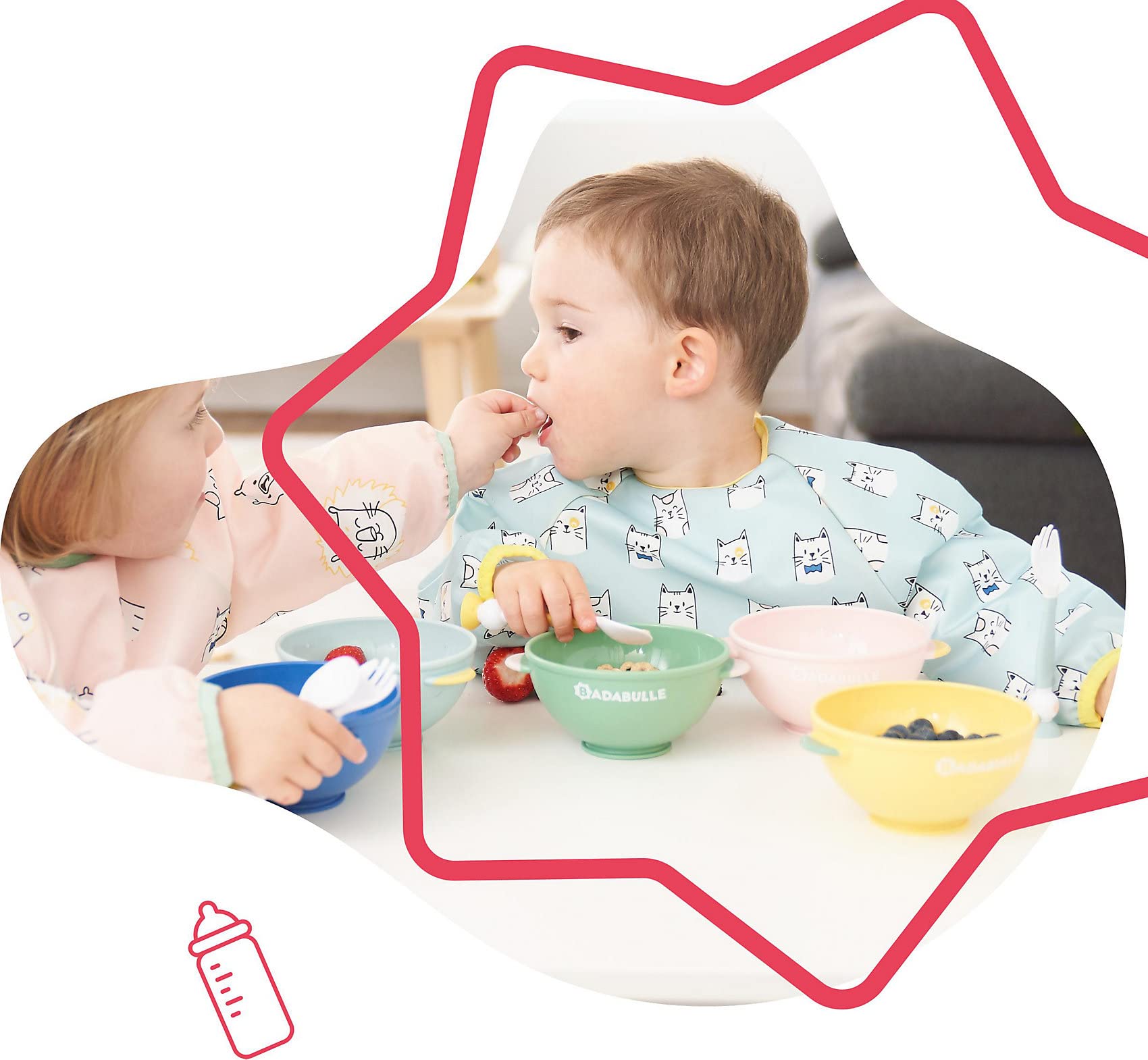 badabulle-baby-l-tzchen-mit-rmeln-blau-wasserdicht-4-monate-bis-3-jahre image 2