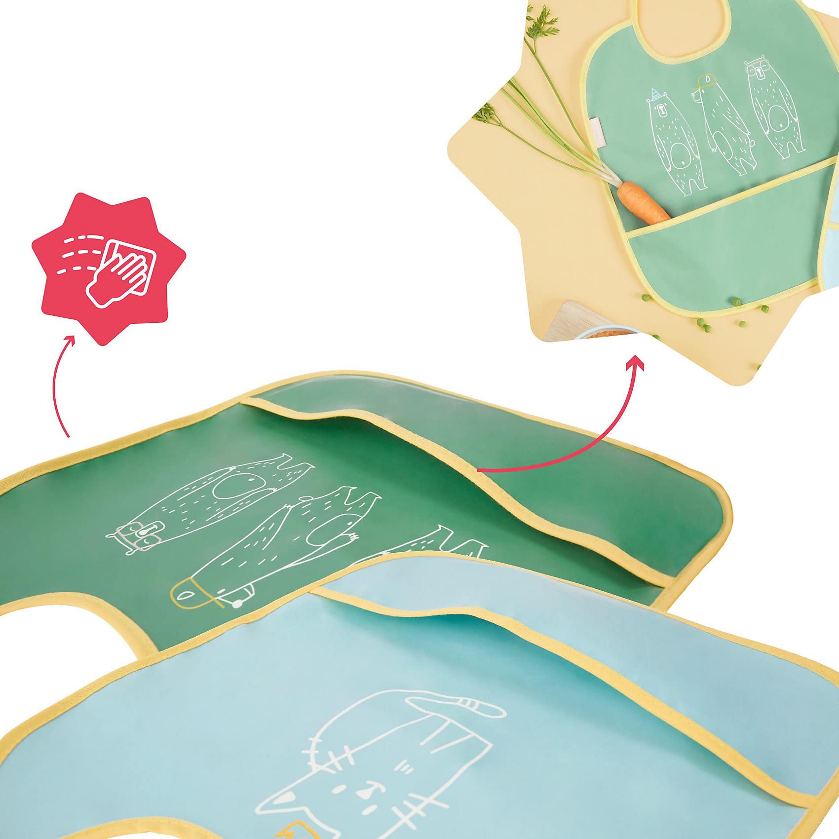 badabulle-l-tzchen-2er-set-wasserfest-mit-auffangtasche-0-3-jahre image 3