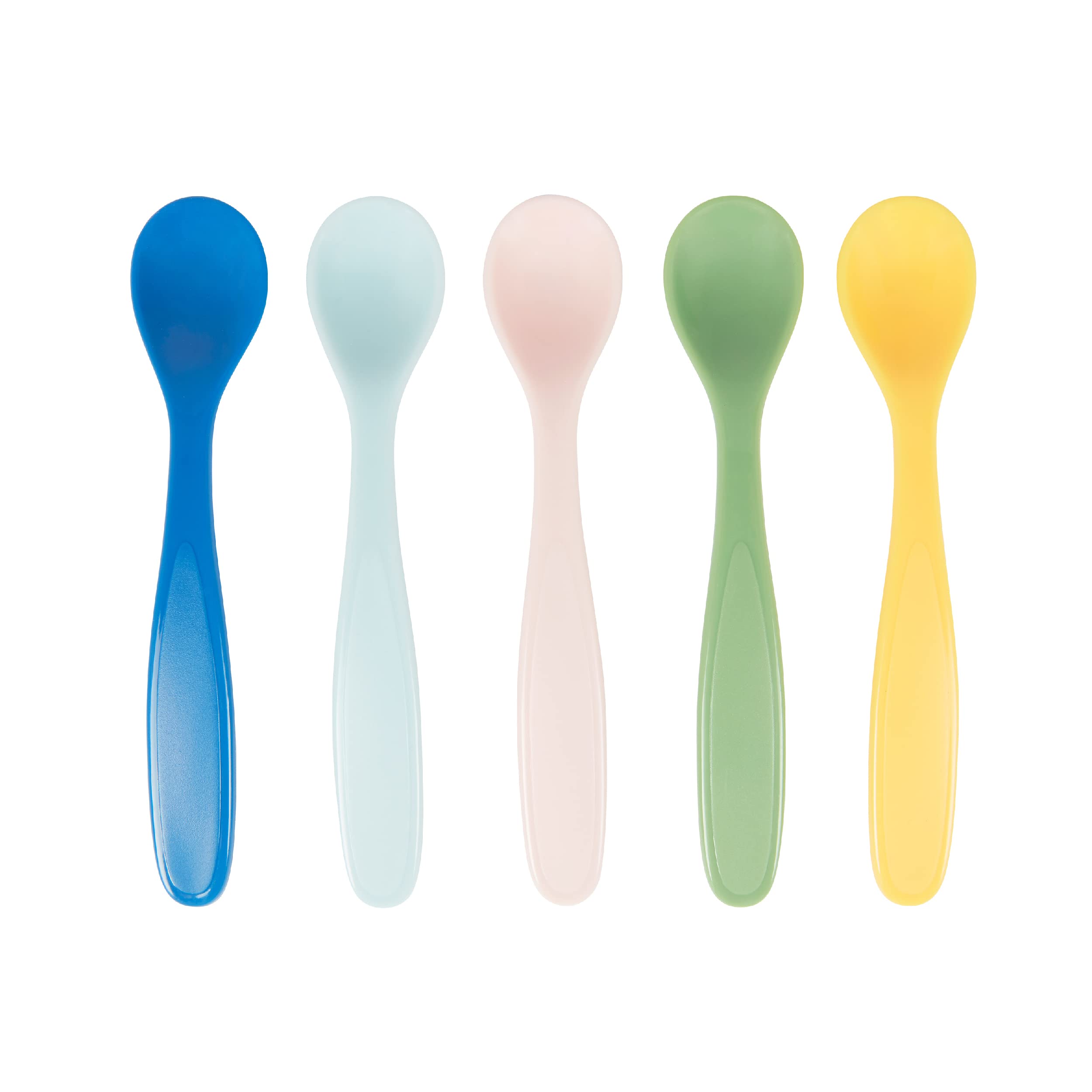 badabulle-baby-l-ffel-silikon-5er-set-soft-flexibel-ab-6-monaten-bpa-frei image 1