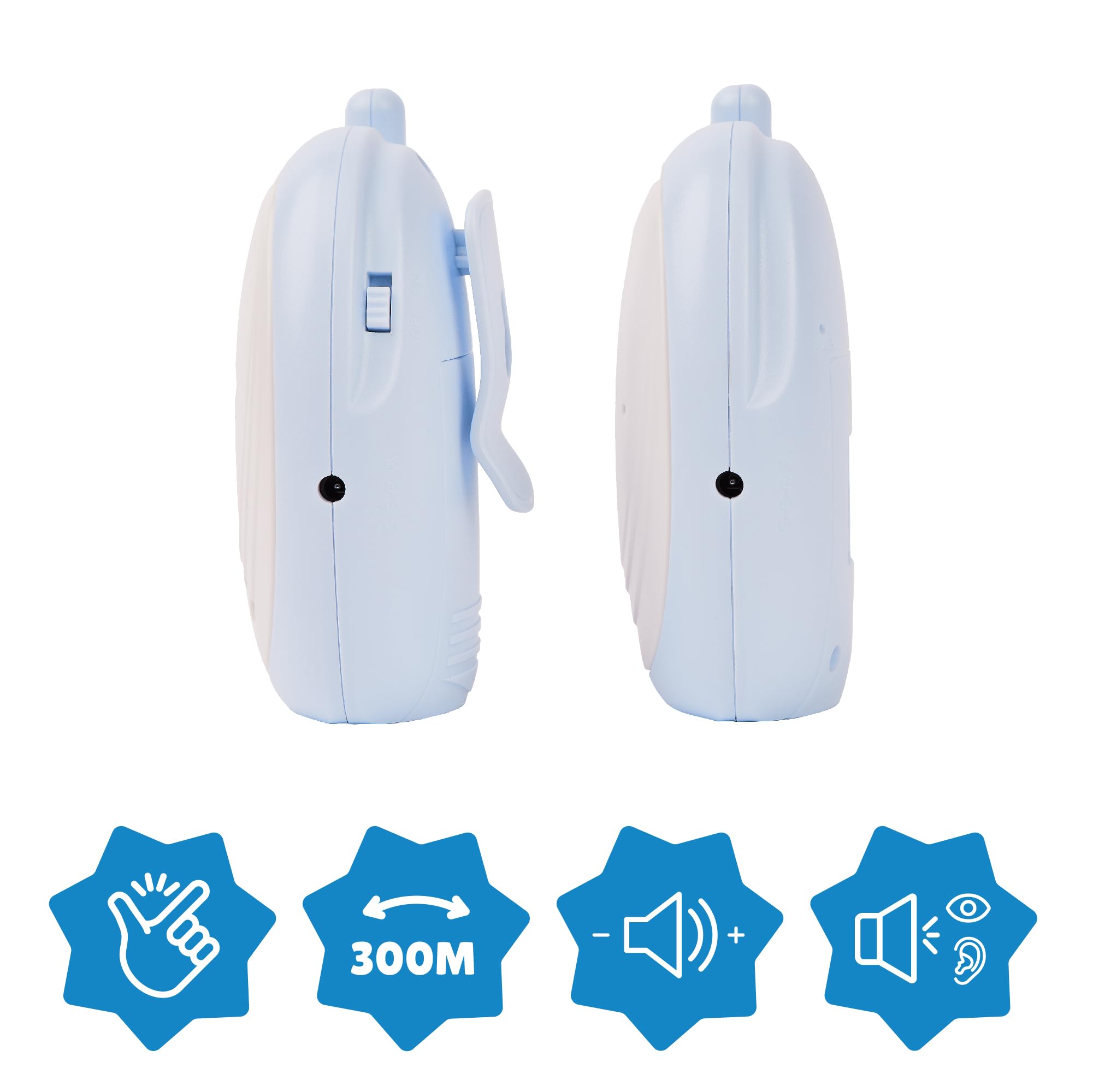 badabulle-audio-babyphone-300-m-reichweite-mit-alarm-batterie-und-netzbetrieb image 3