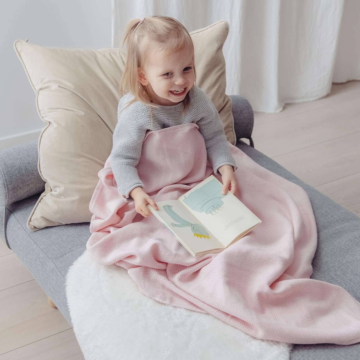 kindsgut-kuscheldecke-100-baumwolle-95-x-115-cm-rosa image 2