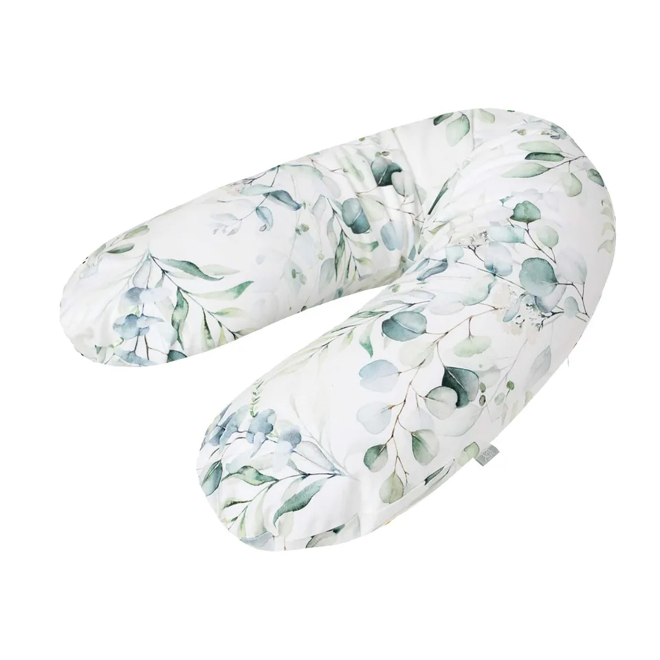 rotho-babydesign-stillkissen-multi-190-x-35-cm-natural-leaves image 1