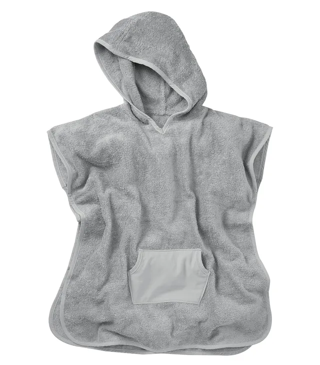 rotho-babydesign-baby-badeponcho-one-size-stone-grey-bambus image 1